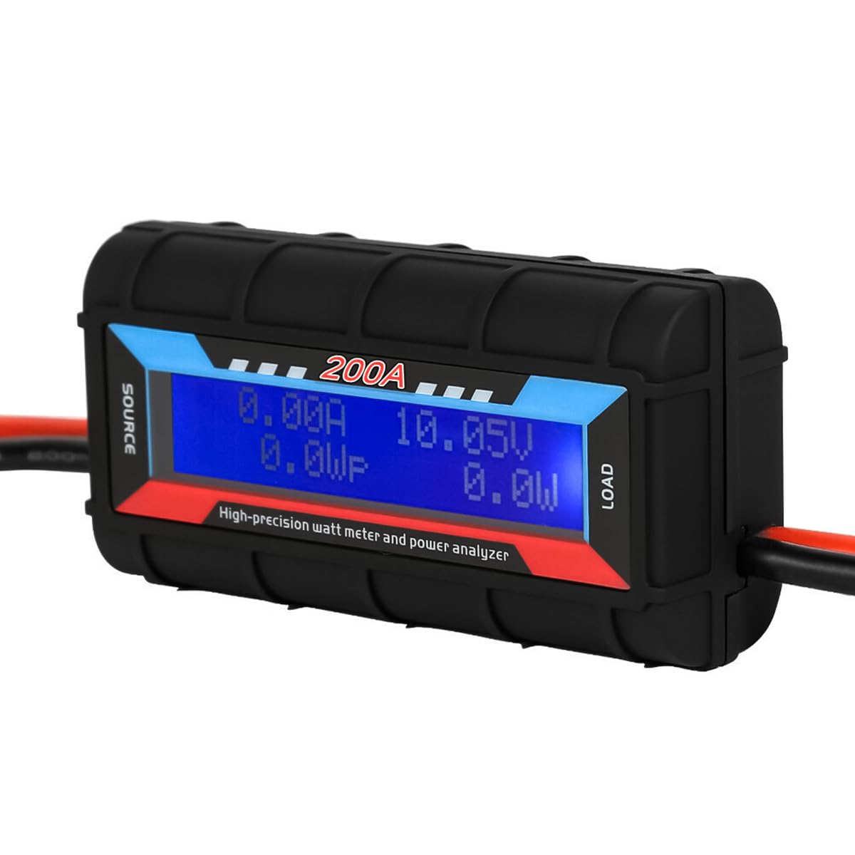 Serplex 200A High Precision Watt Meter Power Analyzer Battery Consumption Monitor Voltage Meter Amp Meter Power Analyzer with Backlight Digital LCD Screen for Solar Power, Vehicle Battery Serplex 200A High Precision Watt Meter Power Analyzer Battery Consumption Monitor Voltage Meter Amp Meter Power Analyzer with Backlight Digital LCD Screen for Solar Power, Vehicle Battery